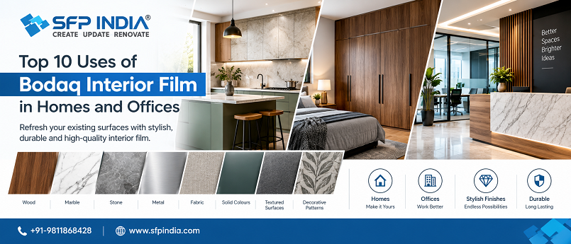 Top 10 Uses of Bodaq Interior Film in Homes and Offices