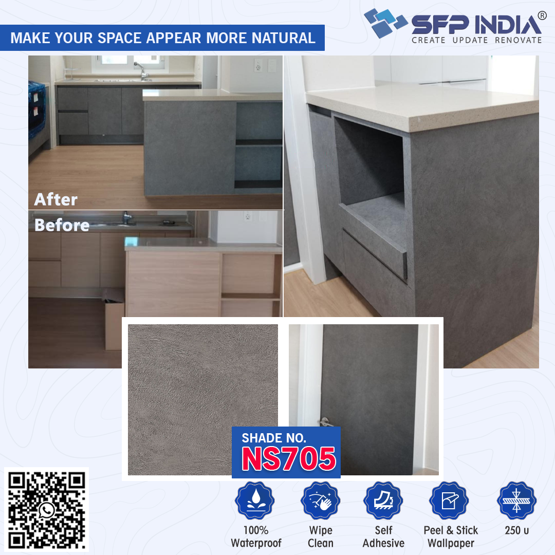 NS705 Moroccan cement interior film exclusive collection by SFP India