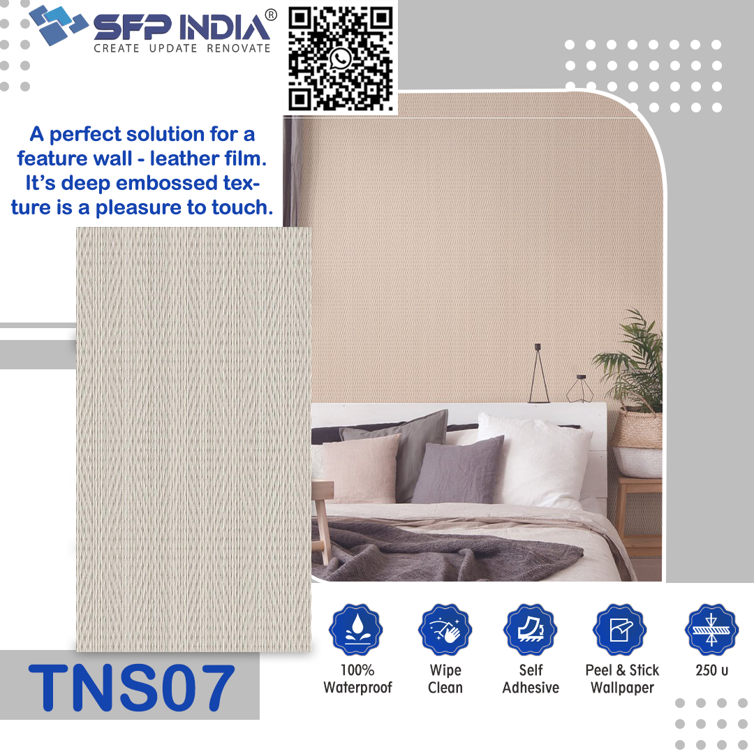 SFP India TNS07 Deep Emboss Leather Interior Film 