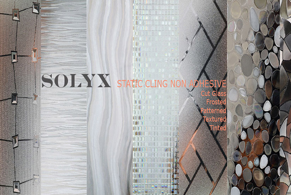 SOLYX® Static Cling Non-Adhesive Glass Films